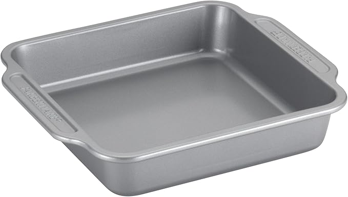 Farberware Nonstick Steel Bakeware Set with Cooling Rack, Baking Pan and Cookie Sheet Set with Nonstick Bread Pan and Cooling Grid, 10-Piece Set, Gray