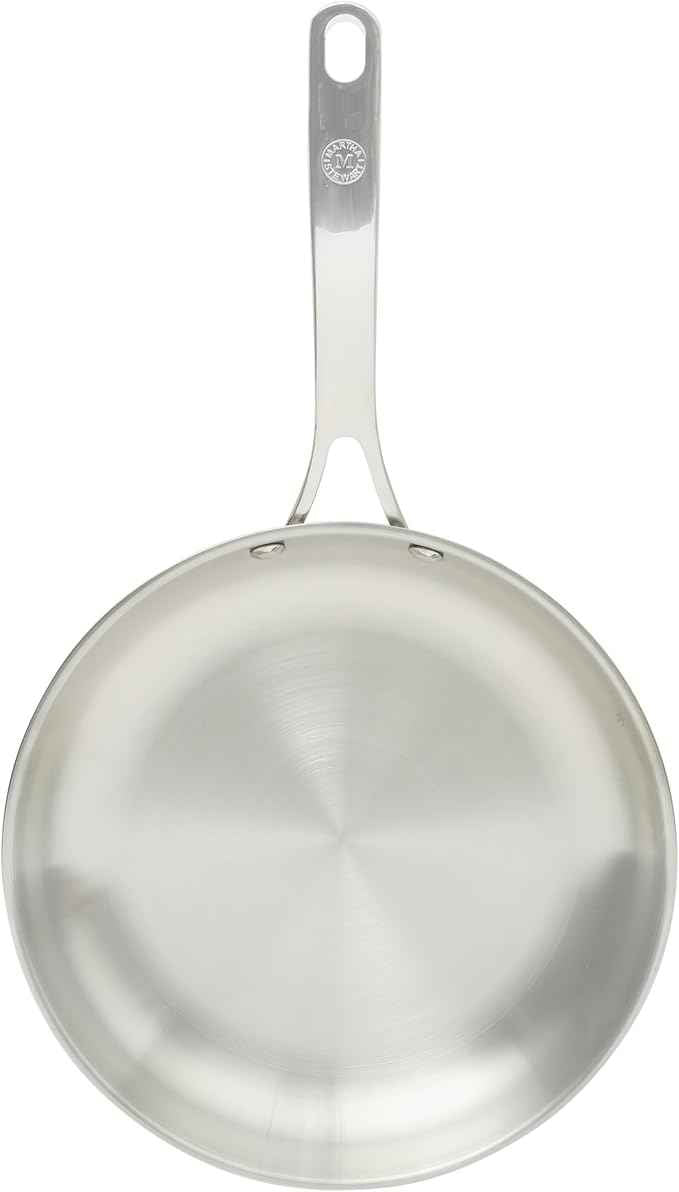 Martha Stewart Castelle 10" Stainless Steel Frying Pan Non Toxic Fry Pan Skillet