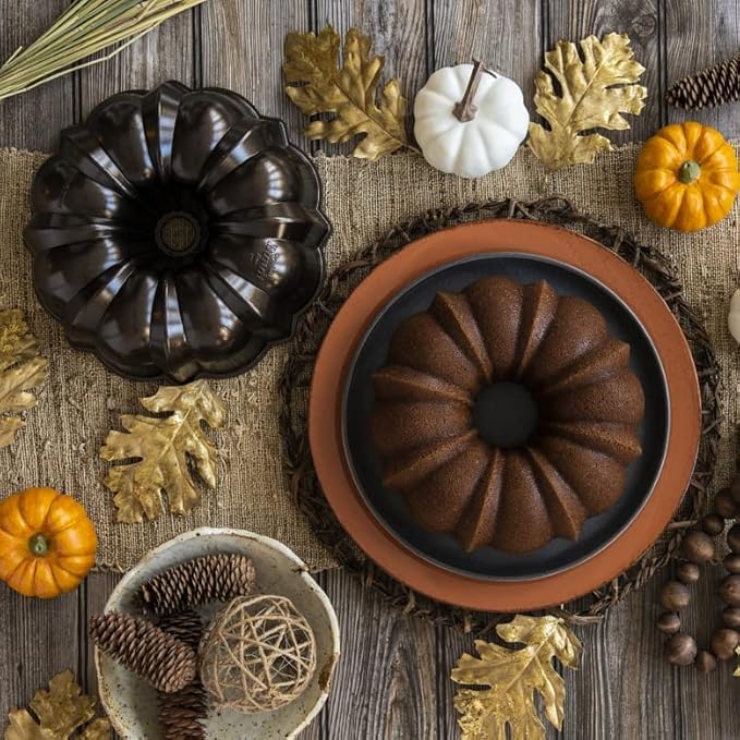 Nordic Ware Original Bundt, 12-Cup, Bronze (Pack of 3)
