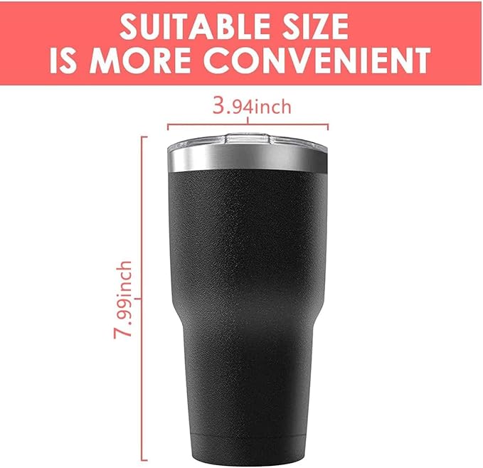 30oz Stainless Steel Travel Mug with Lid, 12 Pack Double Wall Vacuum Insulated Bulk Tumbler, Powder Coated Coffee Cup Suitable for Vehicle Cup Holders (White)