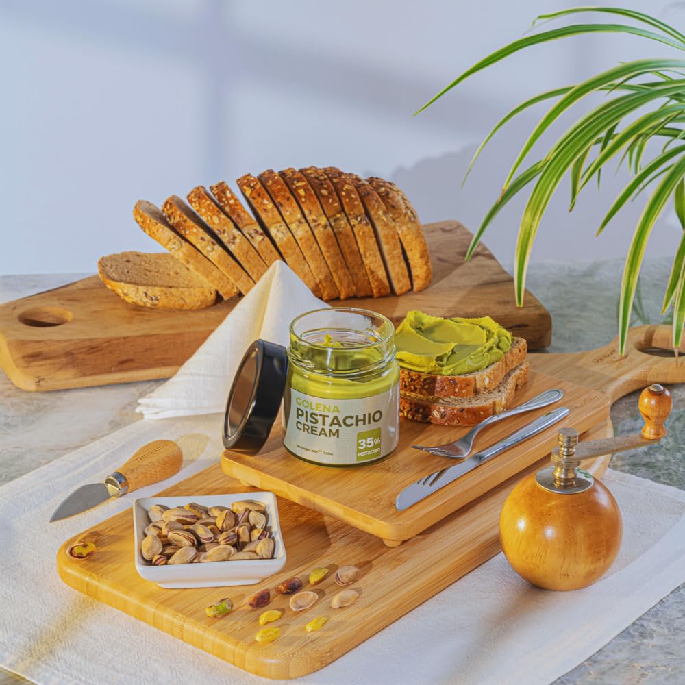 Pistachio Cream – 7.05 oz (200gr) | 35% Pistachio Butter | Ideal for Dubai Chocolate Bars, Kataifi, Knafeh & Desserts | Versatile Paste for Breakfast & Baking