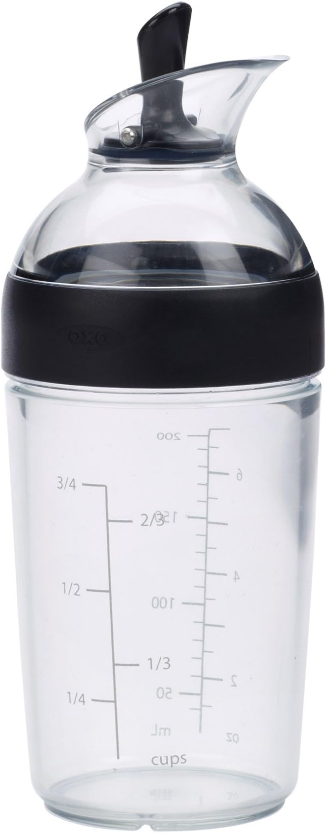 OXO Good Grips Little Salad Dressing Shaker - Black & Good Grips Soft- Handled Garlic Press