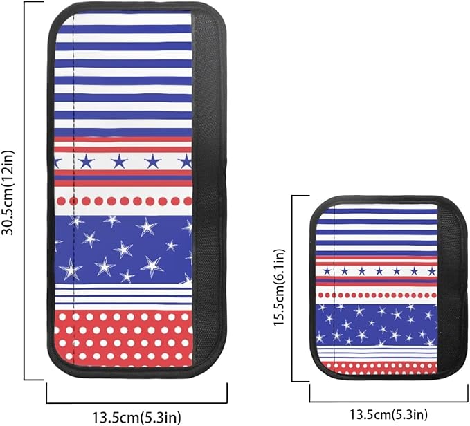 6 Pcs Refrigerator Door Handle Covers for July 4th Independence Day American Flag Print Kitchen Appliance Fridge Dishwashers Microwave Door Handle Protector Covers