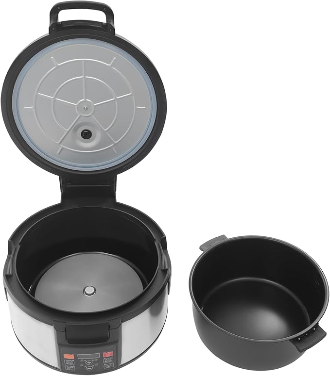 Commercial Tapioca Boba Maker Pearl Cooker, 16l Boba Bubble Tea Cooker with Button, Automatic Non Stick Pearl Pot for Milk Tea Sago Pearl Taro Balls