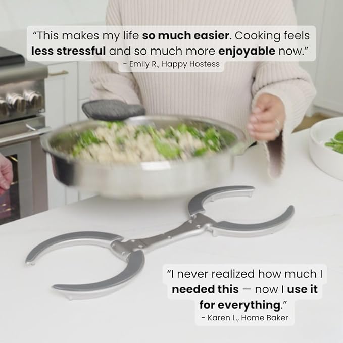 Trivae Pot Lid Holder – 4-in-1 Pot Lid Holder While Cooking, Pan Lid Holder, Trivet & Cake Stand – Versatile Kitchen Tool for Hot Pots, Serving & Display – Space-Saving, Heat-Resistant Stand