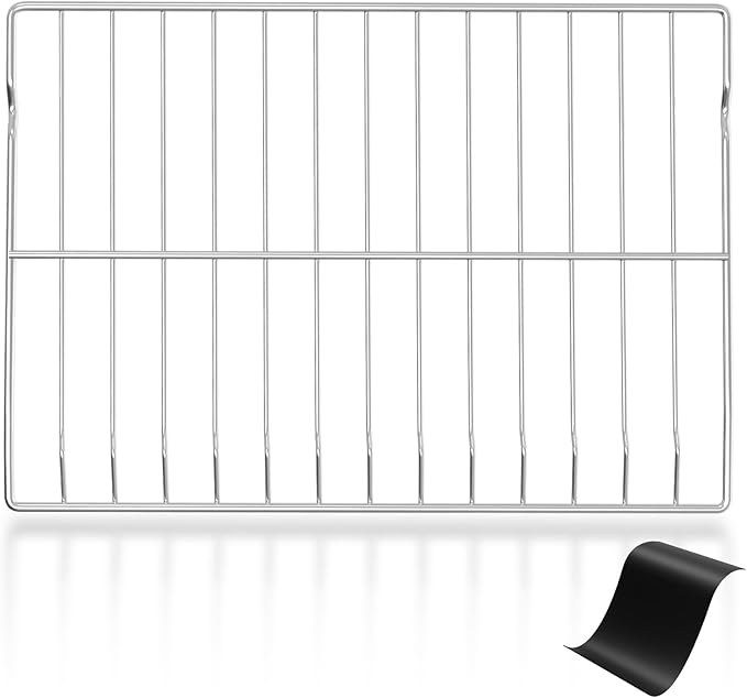 Upgraded 304 Stainless Steel WPW10282492 W10282492 Oven Rack Compatible with Whirlpool Range Oven Stove Wire Rack PS2377663 AP4511708 Y0R01003011 Y0R01003211 Gas Range Oven Rack w/Oven Rack Liner