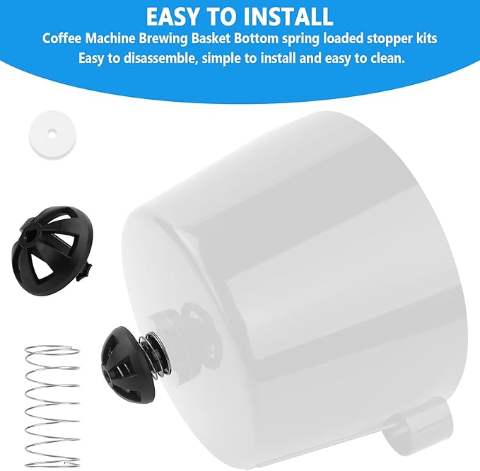Coffee Machine Brewing Basket Bottom Spring Loaded Stopper Kits Fits For Black+Decker Coffee Makers Brew Basket, Fits For Mr. Coffee Majority 4-12 Cup Drip Coffee Makers