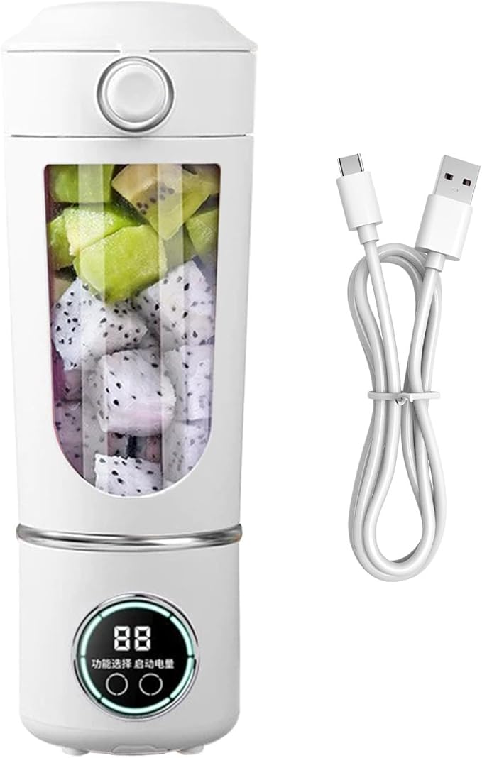 Electric Blender Cup,700ml Mini Kitchen Fruit Blender | Electric Vegetable Juicer,for Women Men Teens Adults Kitchen Gym Travel Dormitory Apartment Hotel School