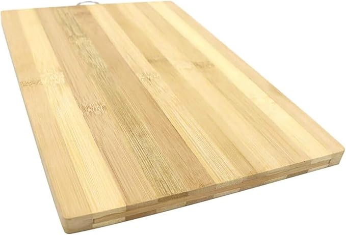 Cutting Board Bamboo Cutting Board Wooden Butcher Block for Turkey, Meat, Vegetables, BBQ, Over The Sink Chopping Kitchen Tools