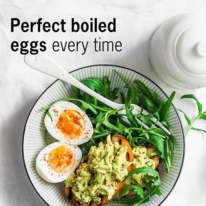 BrainStream BeepEgg Basic Egg Timer - Plays Tunes When Eggs are Ready, Works with Any Egg Size, Temperature-Sensitive for Precise Cooking, Made in Germany, Fun Kitchen Essential (Green)