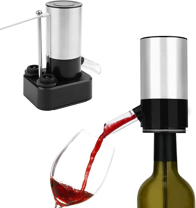 Electric Wine Aerator Dispenser and Wine Saver Pump