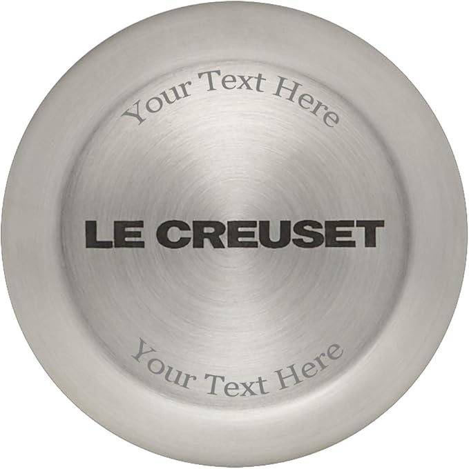 Le Creuset Enameled Cast Iron Signature Round Dutch Oven with Personalized Knob Engraving, 4.5 qt.