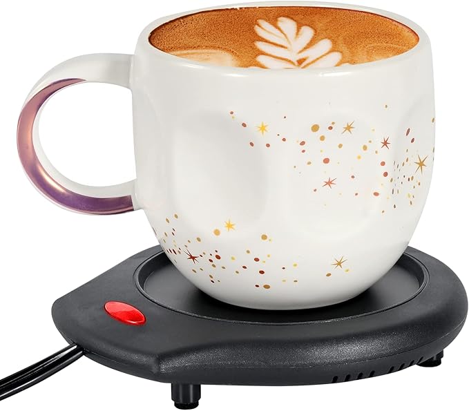 ASAWASA Coffee Mug Warmer, Candle Warmers for Large Jar, Safely Releases Scents Without a Flame, Enjoy Your Warm Coffee Tea and Milk, Gifts for Festival Birthday Men Women Mom Dad.