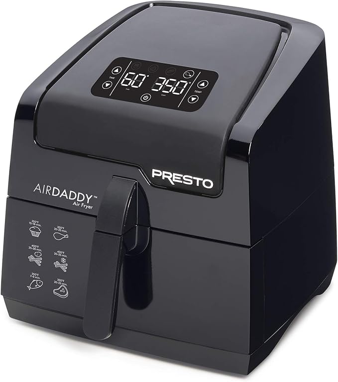 Presto 03422 Digital AirDaddy, 4.2 Quart Electric Air Fryer