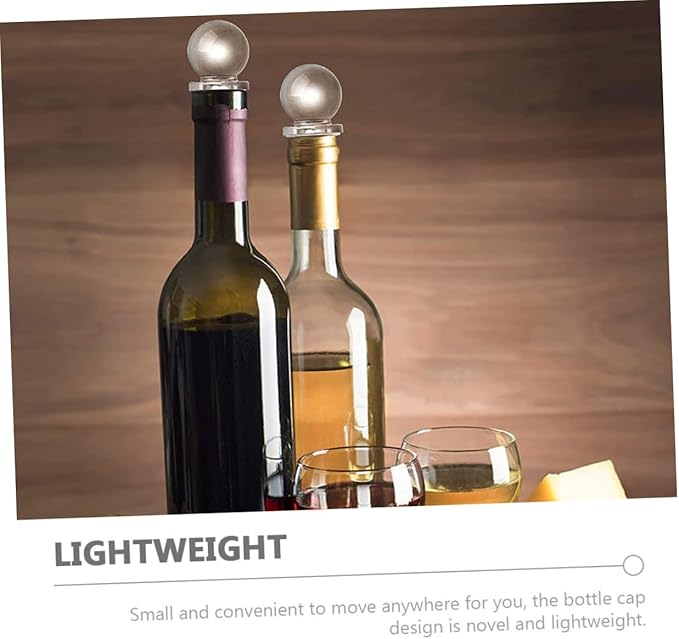 24pcs Glass Ball Wine Stoppers Convenient Sealing for Wine Bottles and Glass Portable Design for Easy Use and Travel