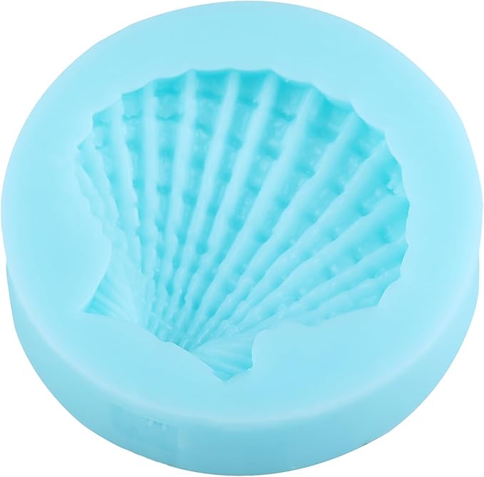 Seashell Fondant Molds Seashell Chocolate Silicone Mold for Cake Decorating Cupcake Topper Candy Gum Paste Polymer Clay