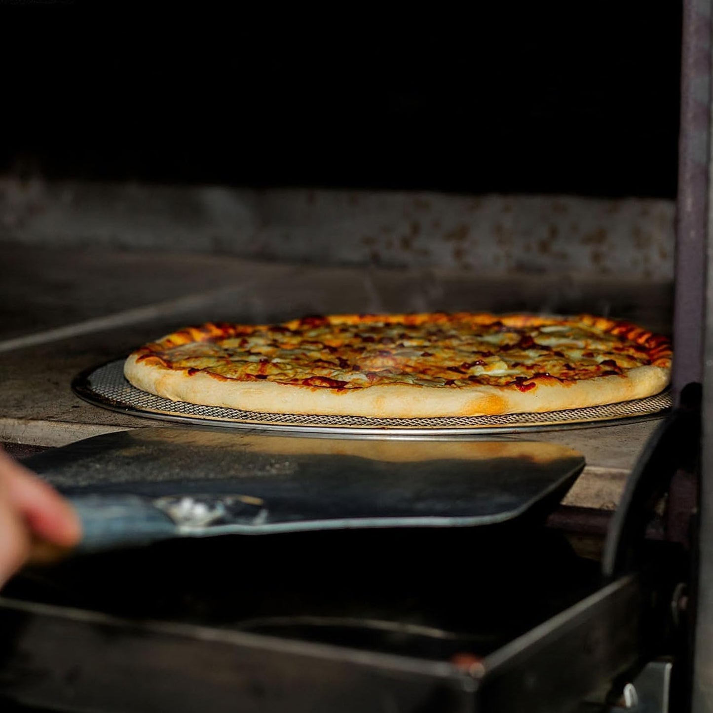 13-inch Aluminum Pizza Screen | Commercial Grade Pizza/Baking Screen for Oven | Pizza Baking Tray for Home And Restaurant | Round, Aluminum, 13-inch [1PK]