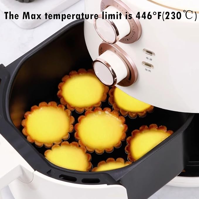 12-Pack 2.5 Inch Nonstick Mini Tart Pans Fluted Side for Pies Pan Round Deep Quiche Mold Heavy Duty Carbon Steel Baking Cupcake Egg Tarts Mousse Cakes Fruit and Desserts Molds for Oven