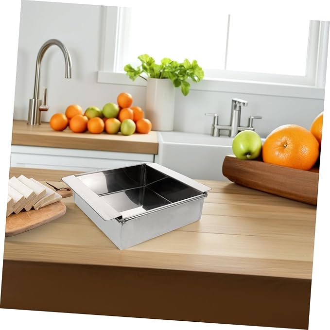 Stainless Steel Tofu Press Mold User-friendly Diy Tofu Maker for Homemade Soybean Curd Versatile Cooking Tool with Japanese Design for Snacks and Desserts