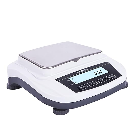 Lab Scale 1000gx0.01g High Precision Scale 0.01g Accuracy Laboratory Digital Analytical Balance Jewelry LCD Display (No Test Weight)