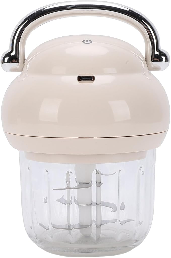 Bewinner Rechargeable Garlic Chopper 350ML | Cordless Electric Food Processor 21000 RPM for Baby Food and Veggies