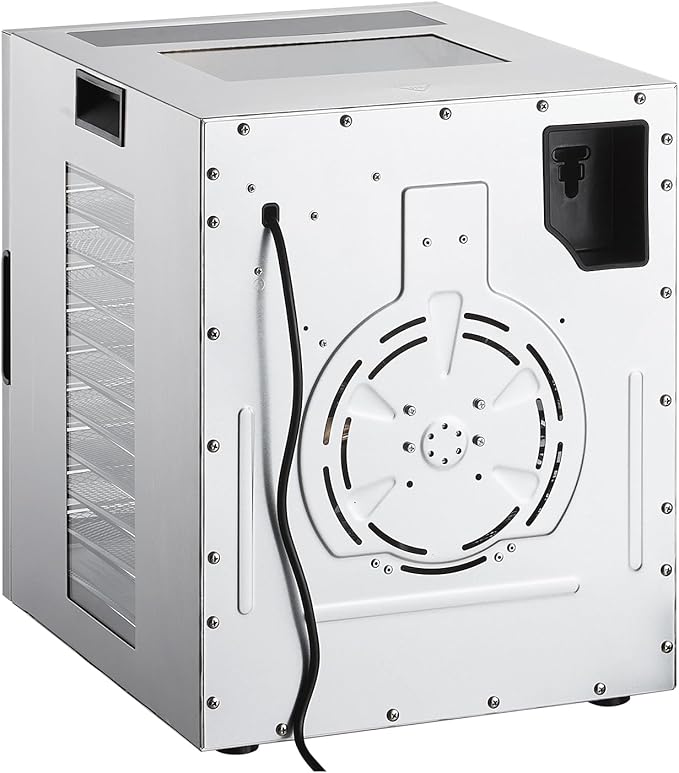 VEVOR Food Dehydrator, 12 Stainless Steel Trays Dehydrators Machine, 850W Food Dryer with Adjustable Temp & 24-Hour Timer, Dehydrator for Food and Jerky, Meat, Fruit, Vegetables, Herbs, Dog Treats
