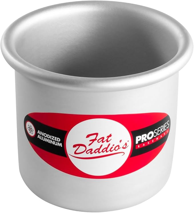 Fat Daddio's Round Cheesecake Pan, 3 x 3 Inch, Silver