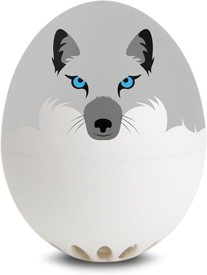 Wolf BeepEgg – Egg Timer for Boiling Eggs – Musical Egg Cooker for Soft, Medium, Hard Boiled Eggs – Food Safe – Singing Floating Egg Timer – Egg Cooker for 3 Levels of Doneness - Brainstream