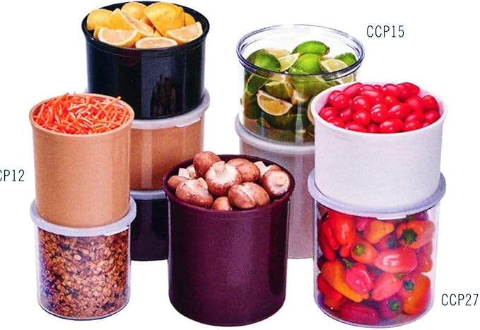 Cambro CCP27152 Clear 2.7 Qt Crock with Lid, Clear, Pack of 1