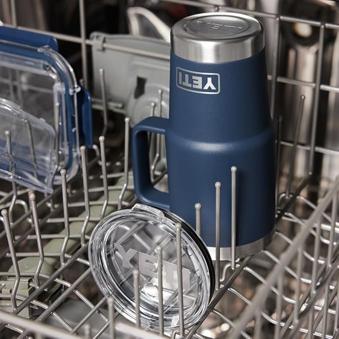 YETI Rambler 35 oz Straw Mug 2.0 - Double-Wall Vacuum Insulation for Cold Beverages – Dishwasher Safe – Cupholder Compatible – Reusable Straw – Comfortable Grip Handle – Travel Mug - Ridgeline