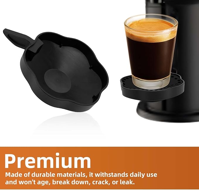 MS-624960 Drip Tray Replacement for Krups Nespresso Vertuo Next Coffee Machine & Grinder, Espresso Coffee Maker Drip Tray Replacement Parts and Accessories