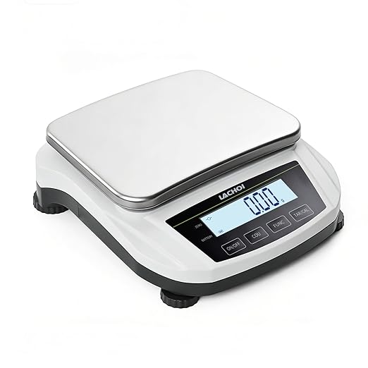 Digital Scale 0.01g 5000g Lab Precision Scale 0.01g Accuracy with LCD Display Laboratory Analytical Balance 19 Unit Conversion Scientific Digital Balance (No Test Weight)