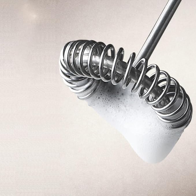 Aerolatte Milk Frother with Counter Stand, The Original Steam-Free Frother, Black
