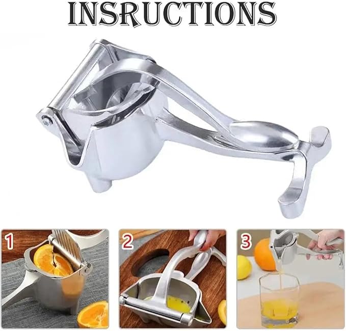 Juicer, Fruit Juice Squeezer Manual Aluminum Press Extractor Orange Lemon Citrus Juicer Handheld Kitchen Tool Home Bar Kitchen