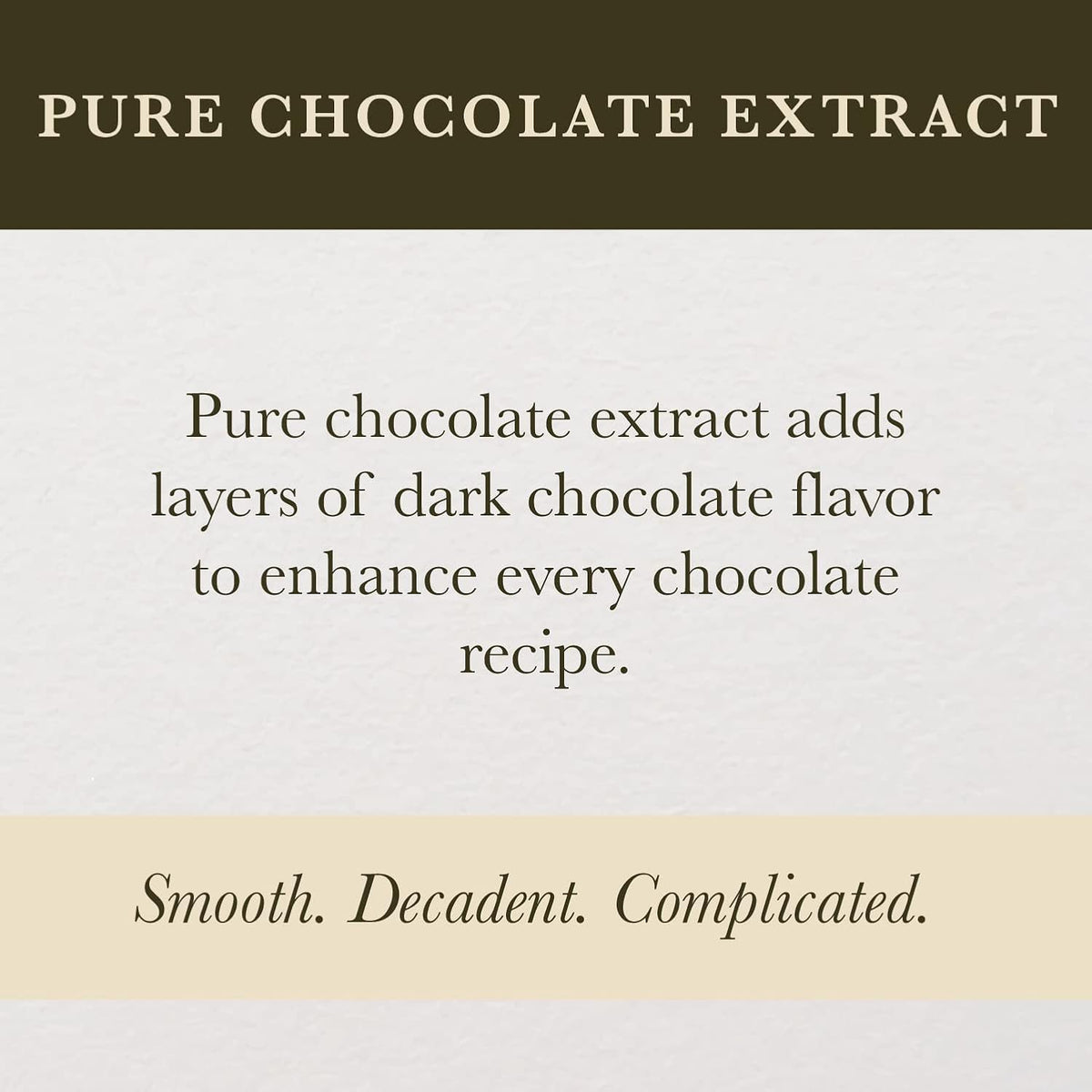 Cook's Organic Chocolate Extract 4 oz