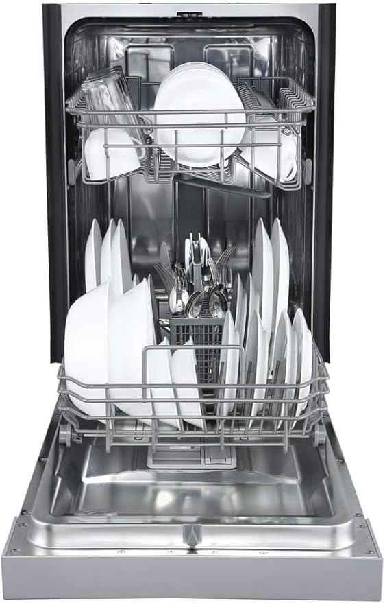 EdgeStar BIDW1802WH 18 Inch Wide 8 Place Setting Built-In Dishwasher