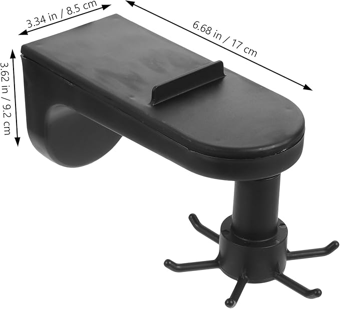 SUPVOX 2pcs Rotating 6-Claw Adhesive Kitchen Utensil Hooks Wall-Mounted and Suction Cup Storage Organizer for Cooking Utensils and Cup Hanging in Home Kitchen