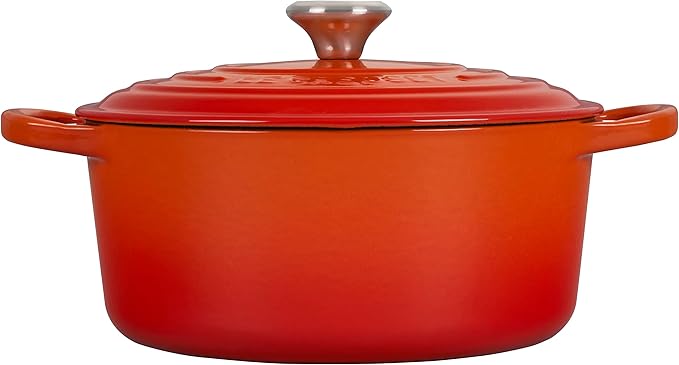 Le Creuset Enameled Cast Iron Signature Round Dutch Oven, 3.5 qt, Flame
