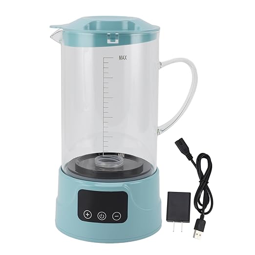 Hydrogen Water Pitcher, 1.5L Hydrogen Generator with SPE PEM Technology, Quick Electrolysis, LED Touch Display, for Home Fitness Office Daily