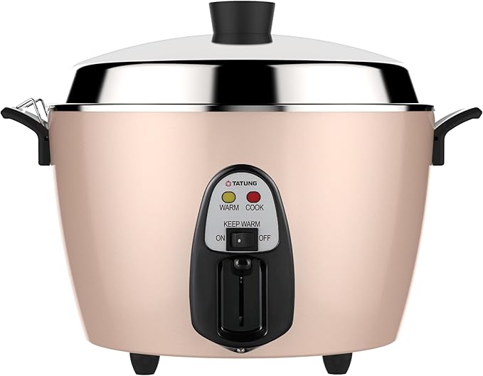 TATUNG 11-Cup Stainless Steel Multi-Functional Cooker - Vanilla Cream TAC-11TM(UL), 4L