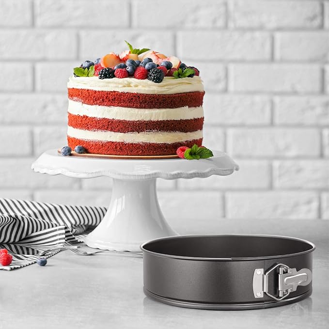 HIWARE 7 Inch Non-stick Springform Cake Pan - Leakproof, Accessories for Instant Pot 6, 8 Qt Pressure Cooker