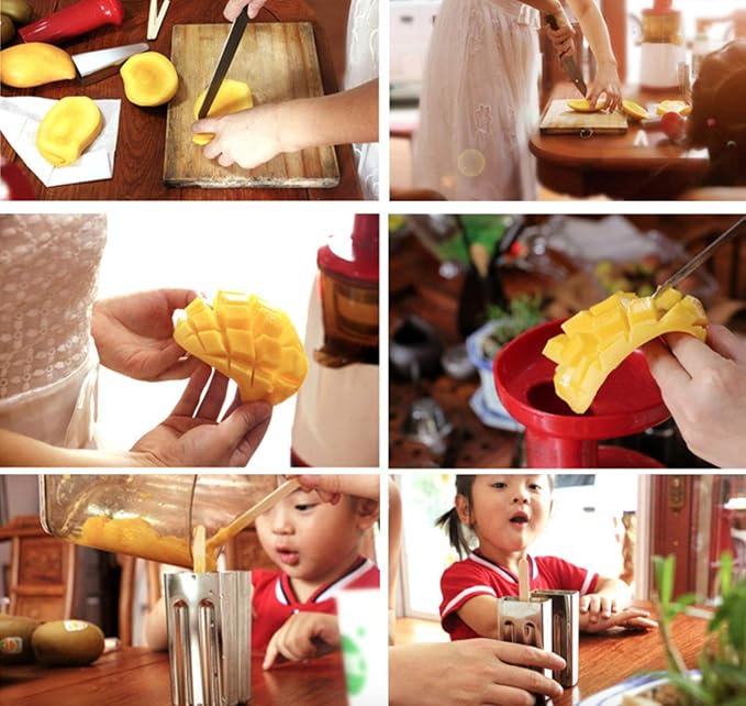 Joyeee Stainless Steel Popsicle Mold Popsicle Tray, Ice Cube Ice Pop Mold Ice Cream Maker Cakesicle Frozen Pop Tray Popsicles Maker Mold For Ice Candy Lolly Pops, Juice & Fruit Smoothies (Set of 6) #6