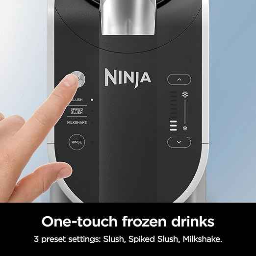 Ninja SLUSHi 72 oz Professional Frozen Drink Maker, 3 Preset Settings Slushie Machine (Renewed)