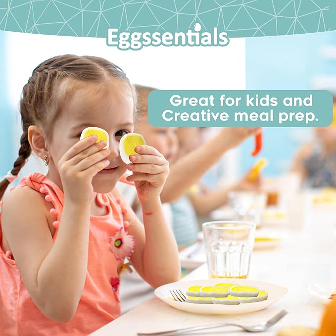 Eggssentials Square Egg Press - Egg Shaper - Cuber for Hard Boiled Eggs - 15 Minutes to Perfect Cubes
