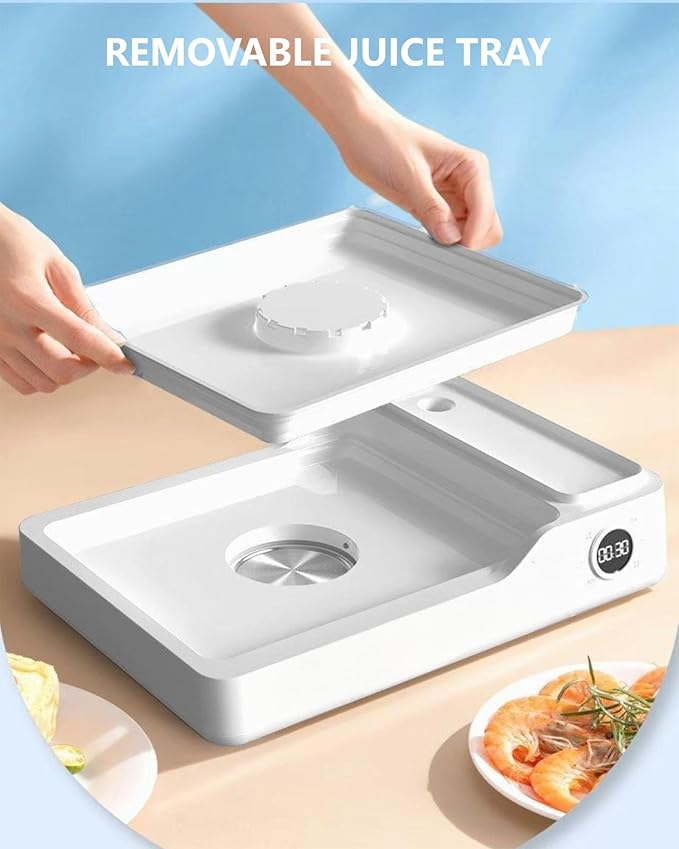 Electric Food Steamer, Steamer For Cooking,24L,800w Household Food And Vegetable Steamer, 24-Hour Delayed Start, Split Type Independent Water Tank, 3-Layer Stainless Steel Tray