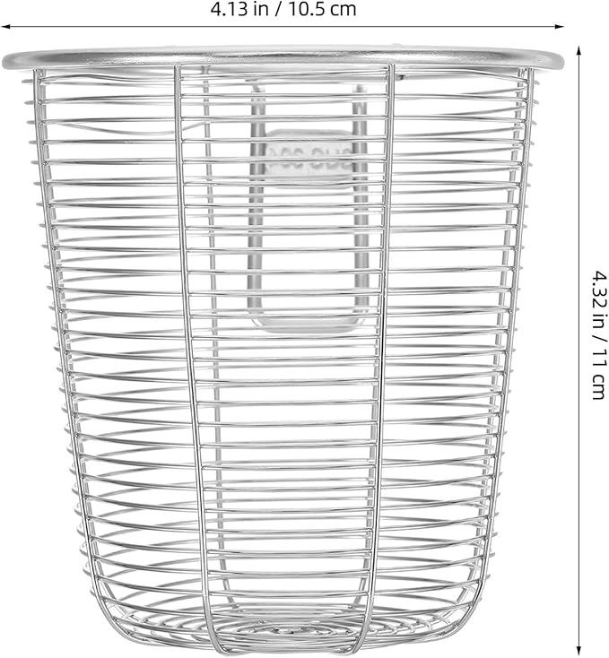 Cabilock Dishwasher Chopstick Basket with Hooks, Stainless Steel Kitchen Utensil Holder, Cutlery Organizer for Chopsticks Spoons Forks Straws, Small Hanging Silverware Drying Rack