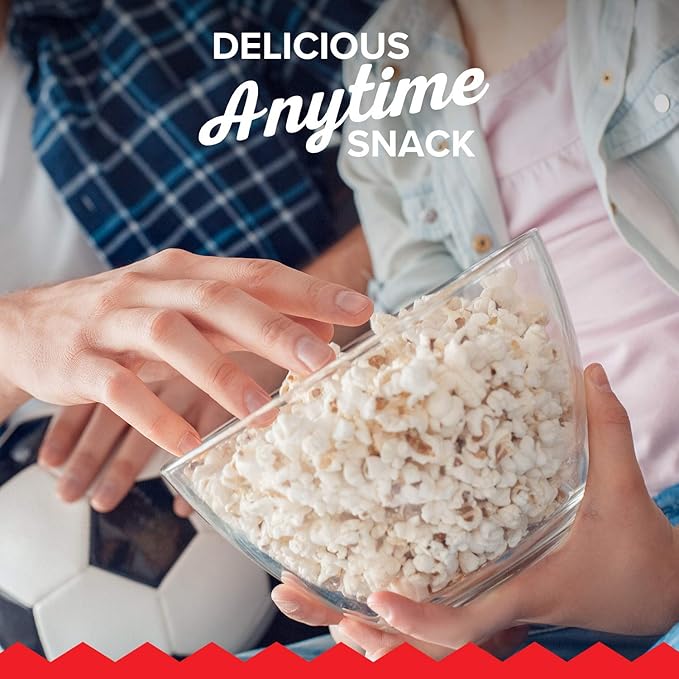 Orville Redenbacher’s Microwave Popcorn, Naturals Simply Salted Flavor, 3g Fiber Per Serving, 3.29 oz., 6-Count (6 Boxes)