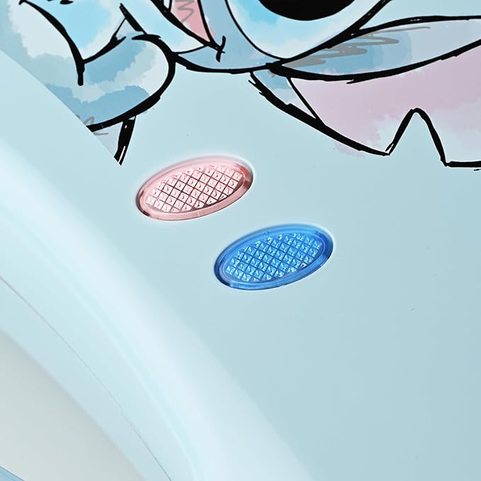 Select Brands Disney Lilo & Stitch Grilled Cheese Sandwich Maker - Kitchen Appliances - Ceramic Nonstick Cooking Plates - Panini Press - Imprints Stitch Image - Dual Sandwich Machine