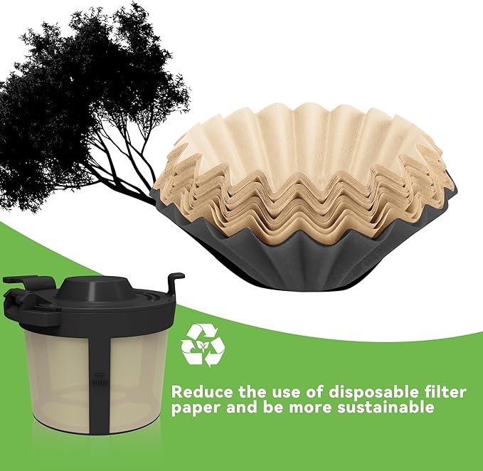 Coffee Basket Compatible with Ninja Coffee Maker, Reusable Basket Filters for Ninja PB051 & PB041ST, 1pack