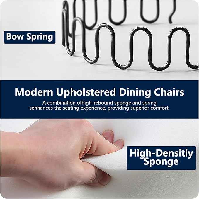 Velvet Dining Chairs Set of 2, Kitchen & Dining Room Chairs, Upholstered Dining Chairs with Back Ring Pull and Silver Solid Wood Legs, Modern Tufted Kitchen Chairs for Dining Room, Cream